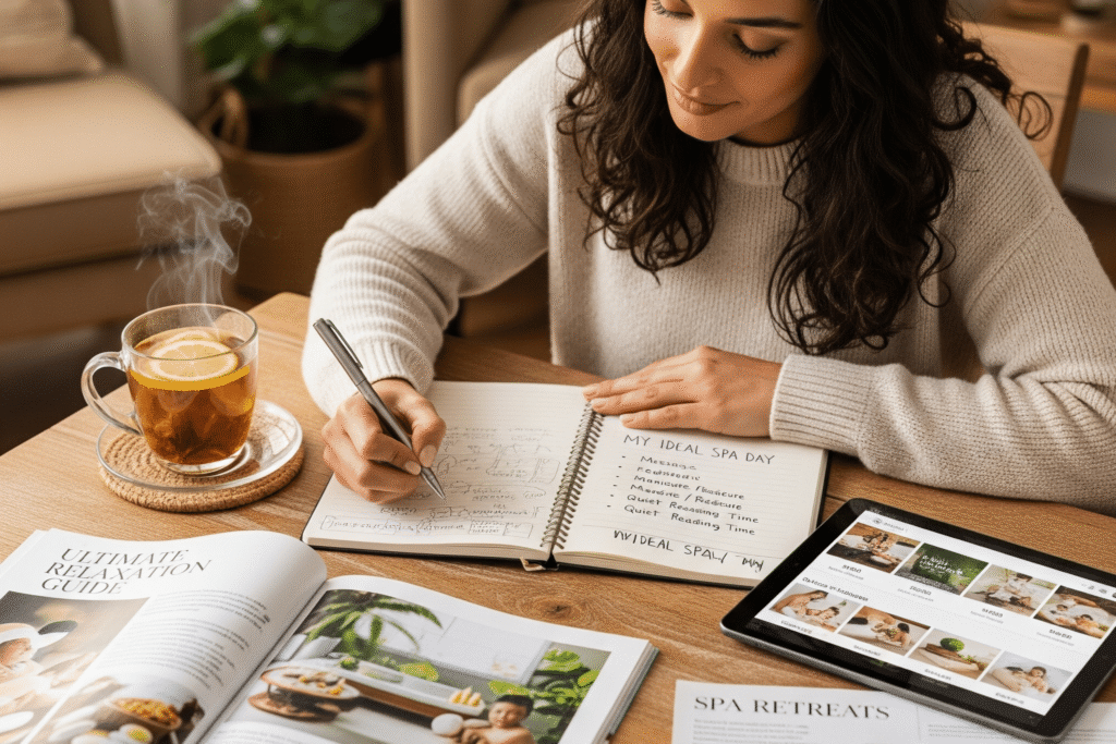 plan the perfect spa day